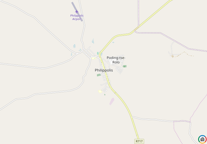 Map location of Philippolis